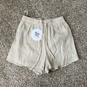 Princess Poly The Chloe Set Beige High Waisted Shorts Size 4